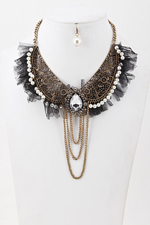 Layered Statement Necklace 5IBH3